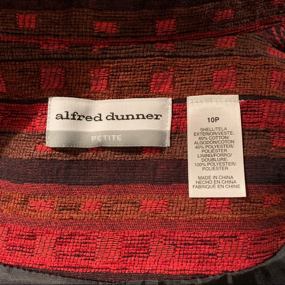 Alfred Dunner Petite Jacket Blazer Size 10P - Picture 8 of 8